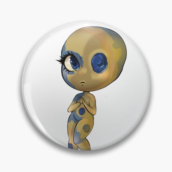 Item preview, Chibi Mercury Spirit – Cute Cosmic Planet Character Art designed and sold by Vapishop.