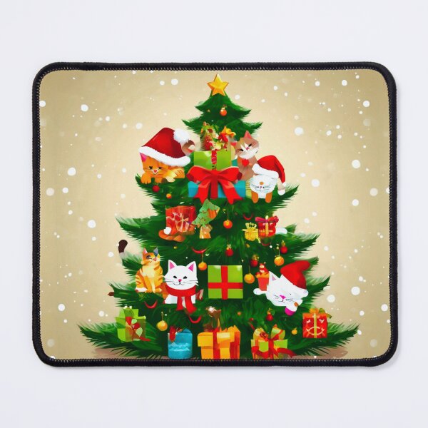 Item preview, Cat Christmas Trees – Happy Claws. designed and sold by Zofia Sosnecka.