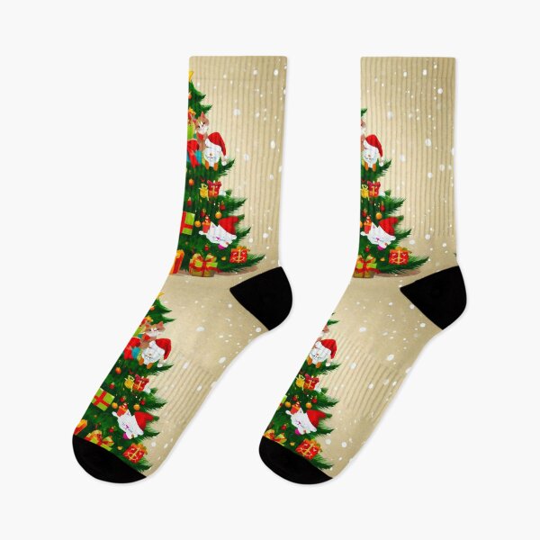 Item preview, Cat Christmas Trees – Happy Claws.  designed and sold by Zofia Sosnecka.