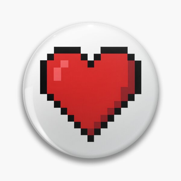 Item preview, 8-Bit Pixel Red Heart Icon for Cute Retro T-Shirts. designed and sold by The-T-In-Retro.