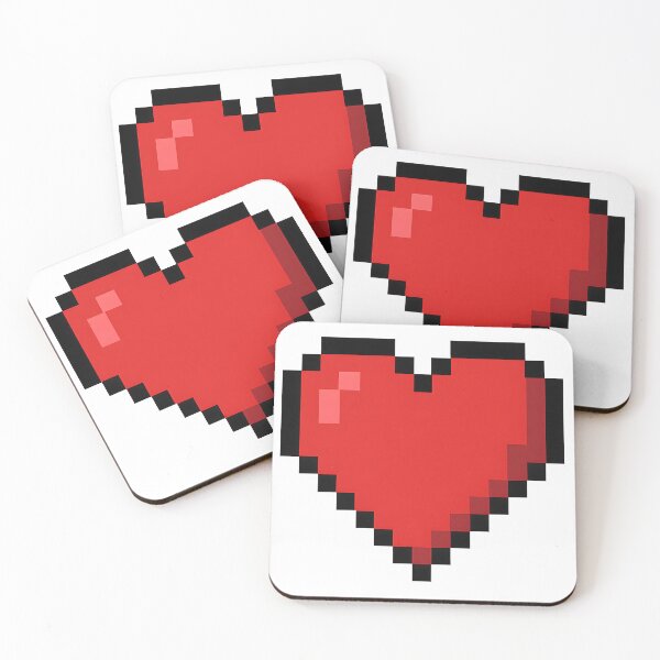 Item preview, 8-Bit Pixel Red Heart Icon for Cute Retro T-Shirts. designed and sold by The-T-In-Retro.