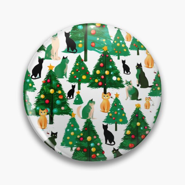 Item preview, Cat Christmas Trees – Happy Claws.  designed and sold by Zofia Sosnecka.