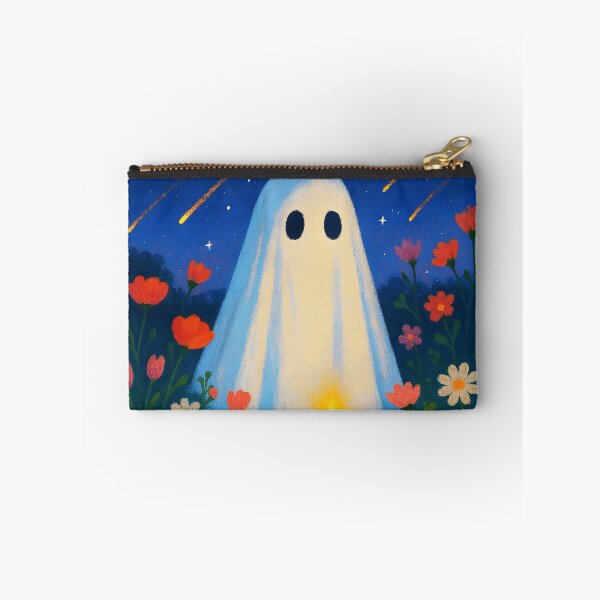 Item preview, Summer Meadow Ghost Birthday – Cute Cake and Candle Illustration designed and sold by EmeraldeaArt.