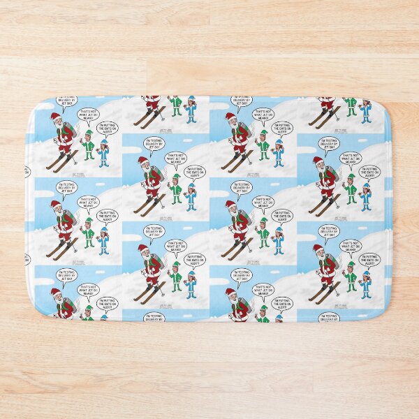 Item preview, Santa Jet Snow Skiing designed and sold by Out to Lunch Cartoons and More.