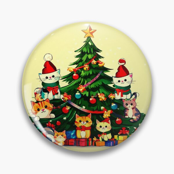 Item preview, Cat Christmas Trees – Happy Claws.  designed and sold by Zofia Sosnecka.