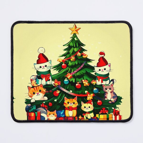 Item preview, Cat Christmas Trees – Happy Claws.  designed and sold by Zofia Sosnecka.