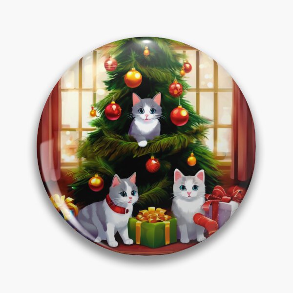 Item preview, Cat Christmas Trees – Happy Claws.  designed and sold by Zofia Sosnecka.