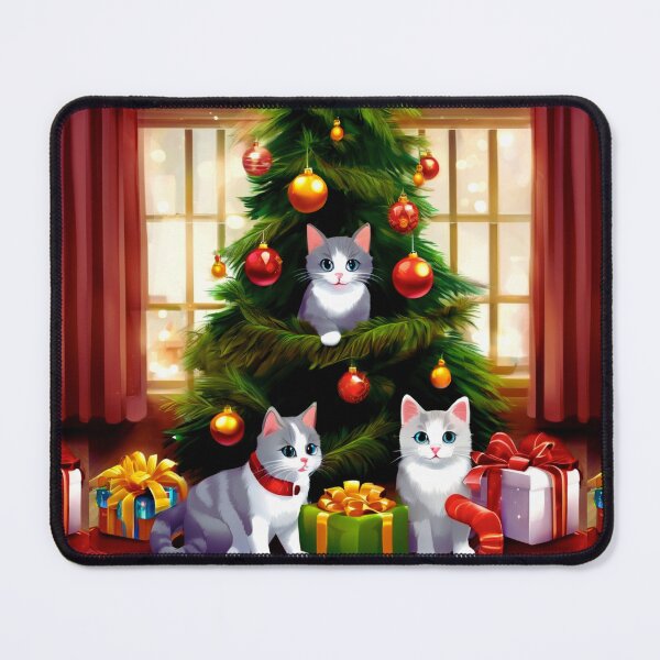 Item preview, Cat Christmas Trees – Happy Claws. designed and sold by Zofia Sosnecka.