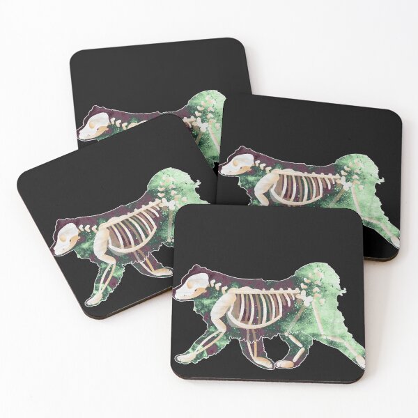 Item preview, Galaxy Samoyed Skeleton designed and sold by Sparklepupfaeri.