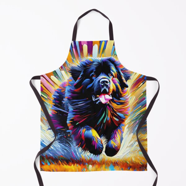 Item preview, Newfoundland Dog Portrait Acrylic Art Print Pet Portrait Gift for Newfie Lovers designed and sold by Puppy Puzzles Plus.