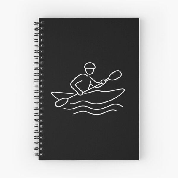 Item preview, Minimalist Kayaker – Outdoor Adventure Line Art designed and sold by Flowing States Design Studio.