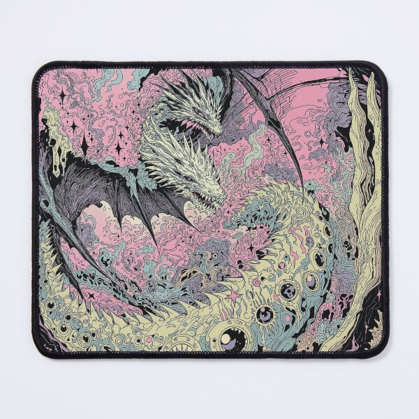 Item preview, Pastel Cosmic Dragon – Mythical Serpent Fantasy Dreamcore Art designed and sold by dreamsagellc.