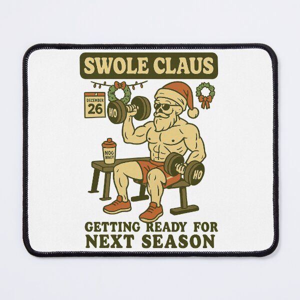 Item preview, Swole Claus – Back in the Gym December 26th designed and sold by SilknMarble.
