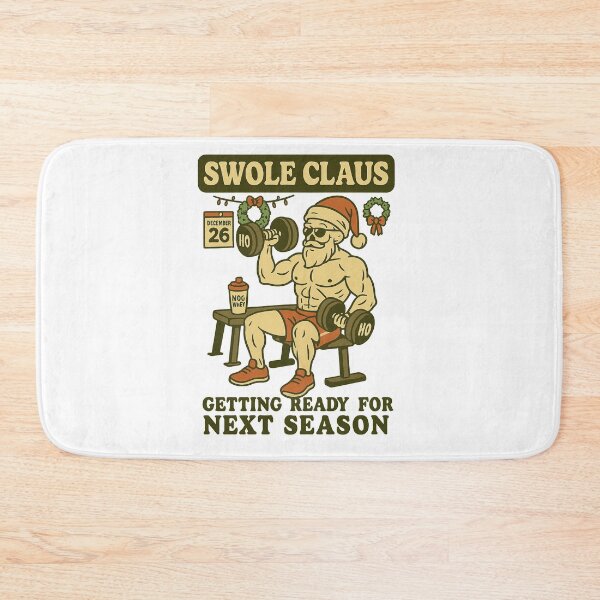 Item preview, Swole Claus – Back in the Gym December 26th designed and sold by SilknMarble.