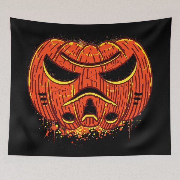 Item preview, Pumpkin Trooper Halloween Sci Fi - Spooky Trooper designed and sold by therocketman.