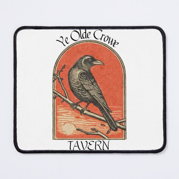 Item preview, Ye Olde Crowe Tavern. Whimsical Logo designed and sold by SSustainable.