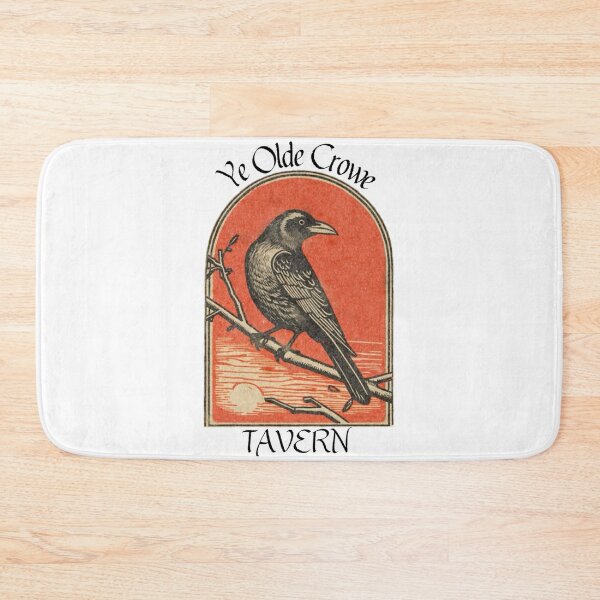 Item preview, Ye Olde Crowe Tavern. Whimsical Logo designed and sold by SSustainable.