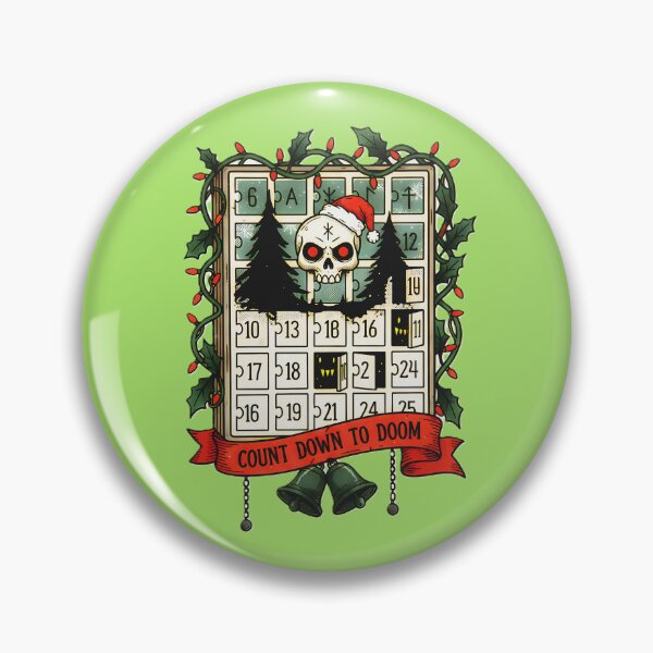 Item preview, Count Down To Doom Skull Advent Christmas Calendar  designed and sold by CoffinsArt.