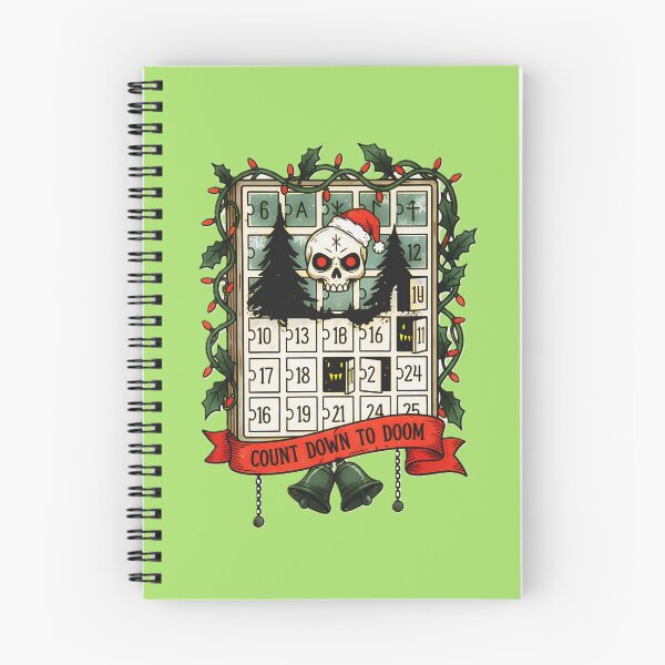 Item preview, Count Down To Doom Skull Advent Christmas Calendar  designed and sold by CoffinsArt.