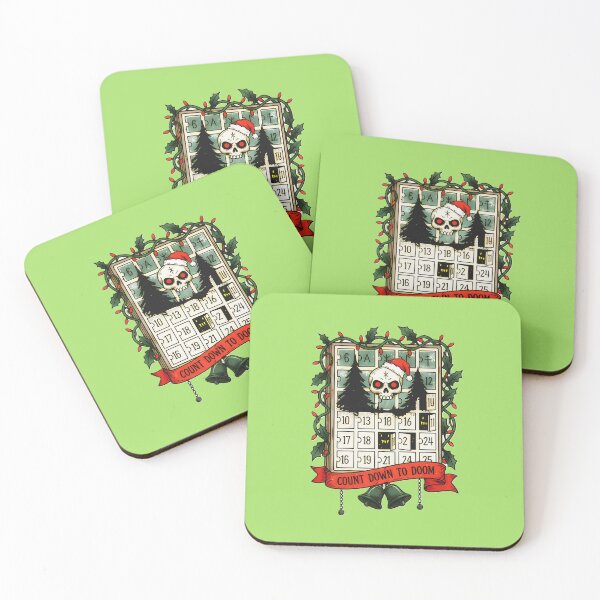 Item preview, Count Down To Doom Skull Advent Christmas Calendar  designed and sold by CoffinsArt.