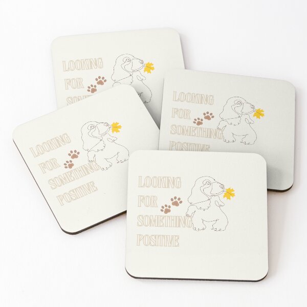 Item preview, Optimistic Pup: Always Searching for Good Vibes designed and sold by YourPrintVerse.