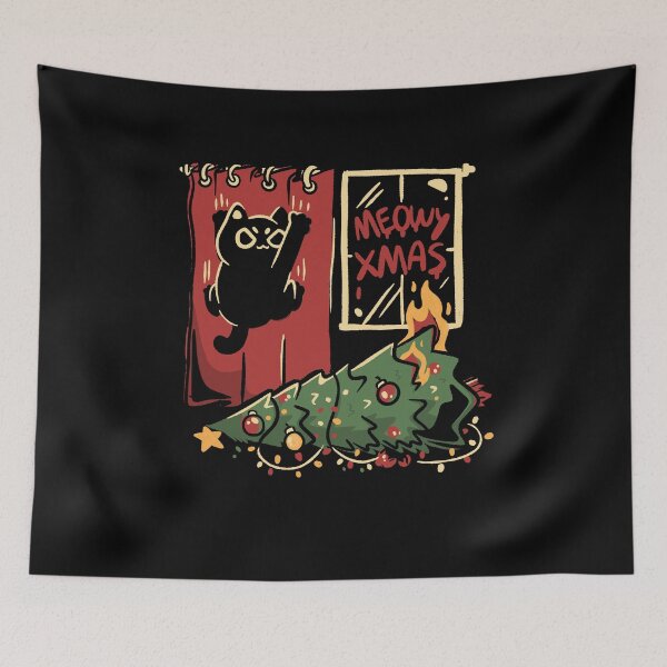 Item preview, Meowy Xmas Cat designed and sold by EduEly.