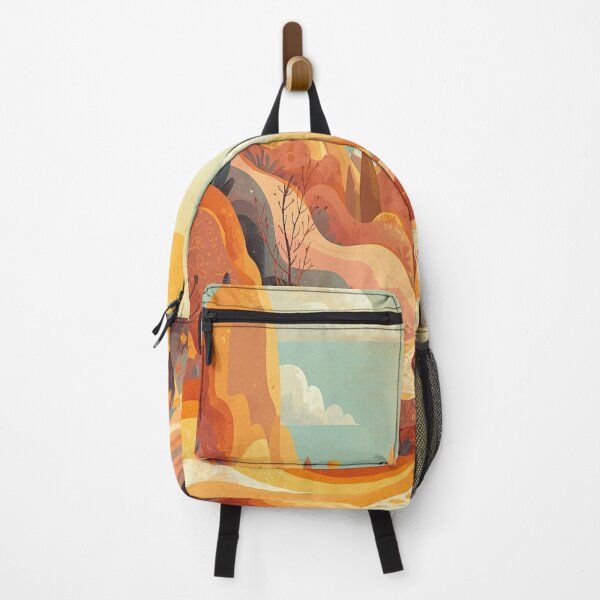 Item preview, Yellow and orange landscape pattern designed and sold by saly55887.