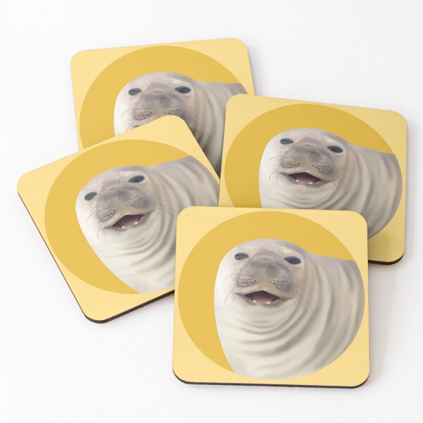Item preview, Elephant seal on yellow designed and sold by GivernyKate.
