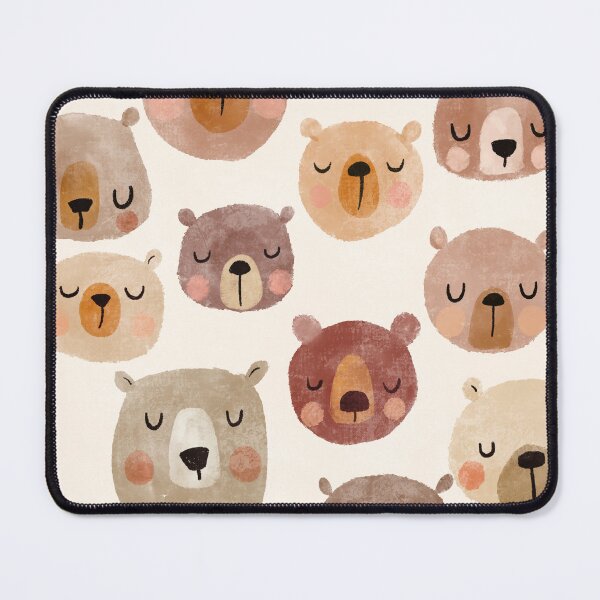 Item preview, Cute whimsical bear faces designed and sold by SJAPhoto.