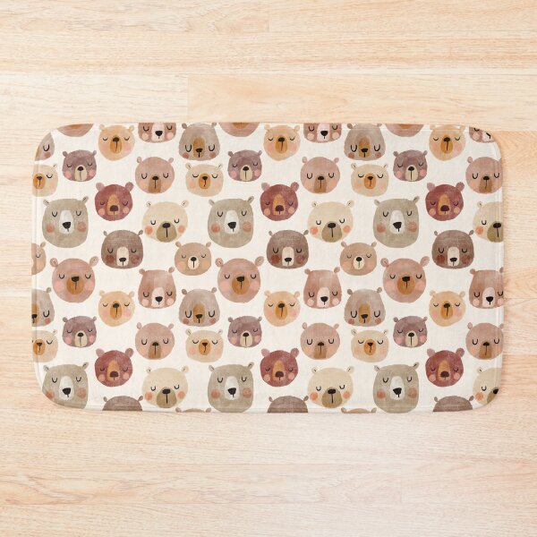 Item preview, Cute whimsical bear faces designed and sold by SJAPhoto.