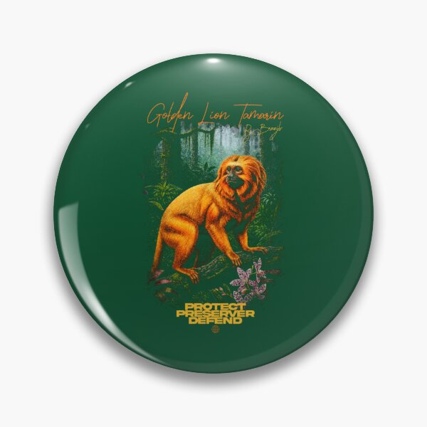 Artikelvorschau, Brasilianische Goldene Tamarin-Illustration entworfen und verkauft von Bangarangs.