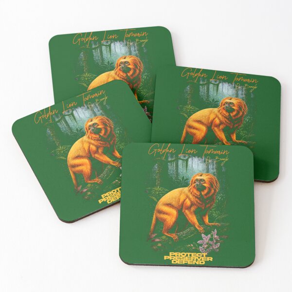 Item preview, Brazilian Golden Tamarin Illustration designed and sold by Bangarangs.