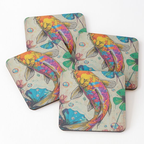 Item preview, Beautiful colorful fish pattern designed and sold by saly55887.