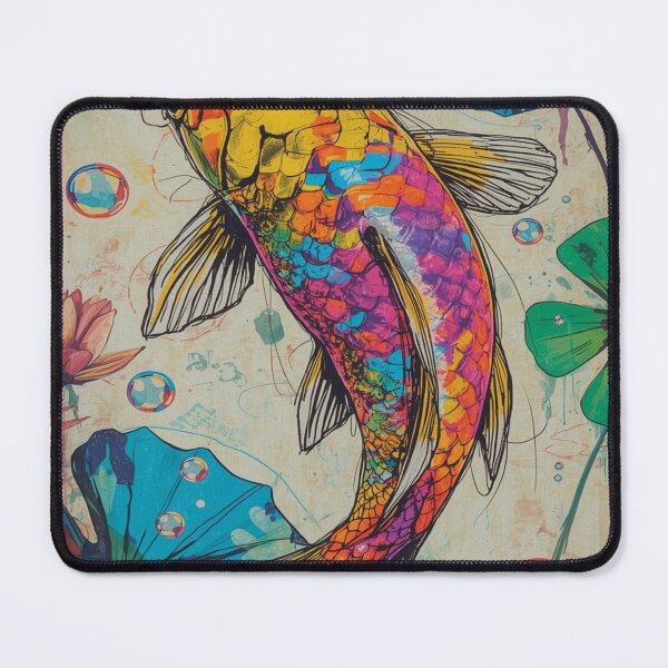Item preview, Beautiful colorful fish pattern designed and sold by saly55887.