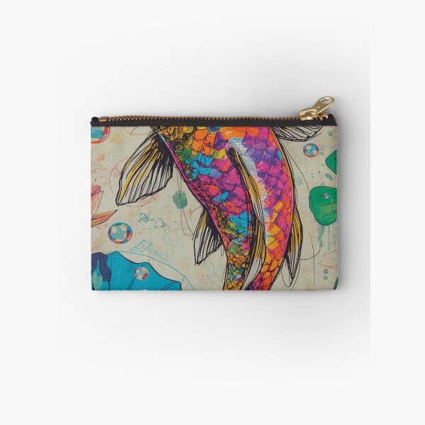 Item preview, Beautiful colorful fish pattern designed and sold by saly55887.