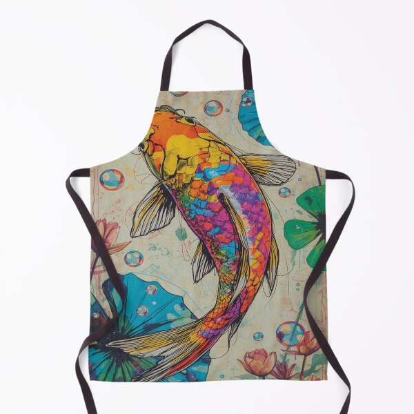 Item preview, Beautiful colorful fish pattern designed and sold by saly55887.