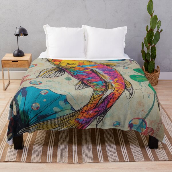 Item preview, Beautiful colorful fish pattern designed and sold by saly55887.