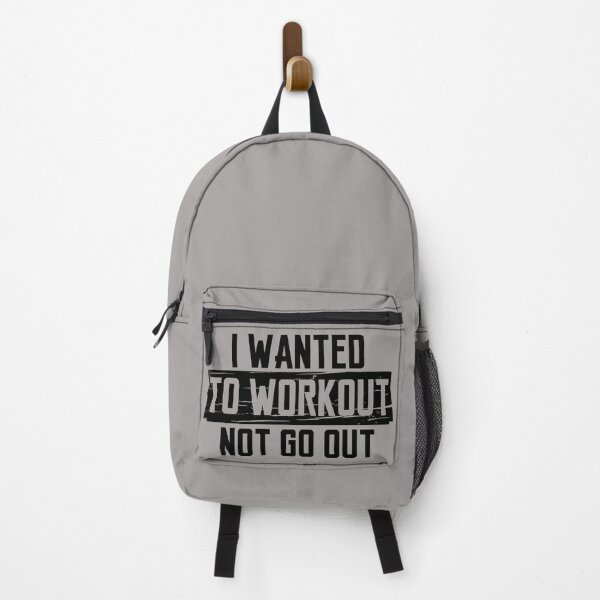 Item preview, I WANTED TO WORKOUT, NOT GO OUT FUNNY GYM GIFT designed and sold by Plant On Demand.