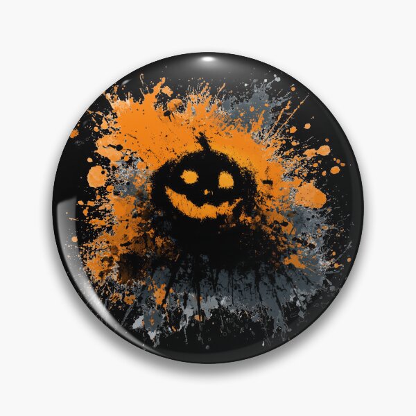 Item preview, Jack O Lantern Splatter Art Spooky Halloween designed and sold by TheColorKey.