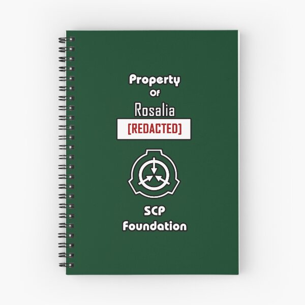 Item preview, Property of Rosalia [REDACTED] SCP Foundation designed and sold by Bangarangs.