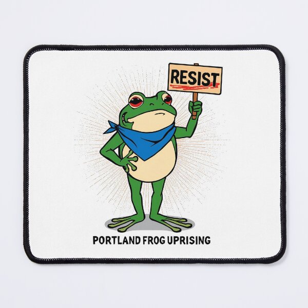 Item preview, Portland Frog Uprising – Resist | Activist Frog Protest Art Design designed and sold by Activity01.
