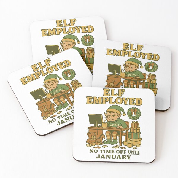 Item preview, Elf Employed – Grinding 'Til Christmas Eve designed and sold by SilknMarble.