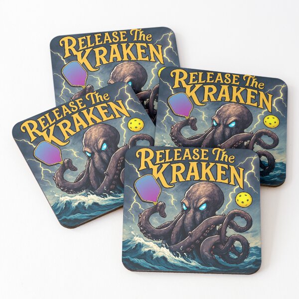 Item preview, Release The Pickleball Kraken!! designed and sold by 3 Funky Broads.