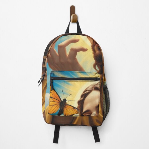 Item preview, Divine Stillness – Jesus and Butterfly Under Celestial Sky designed and sold by Cristhian Almanza.