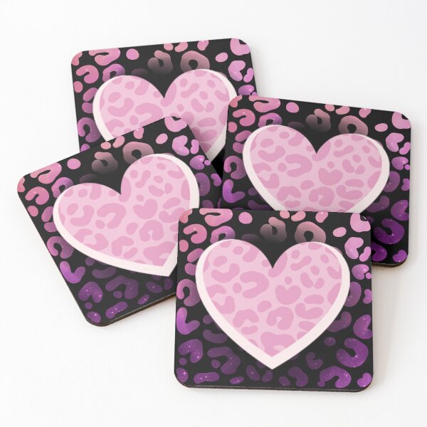 Item preview, Pink Hearty Leopard Prints designed and sold by Asha-Art.