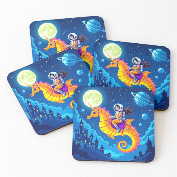 Item preview, Seahorse Outer Space Ride designed and sold by Sharon Schwalbe.