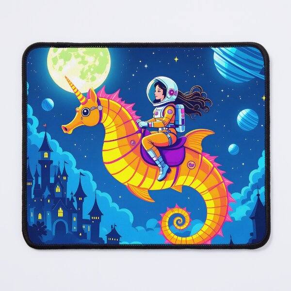 Item preview, Seahorse Outer Space Ride designed and sold by Sharon Schwalbe.