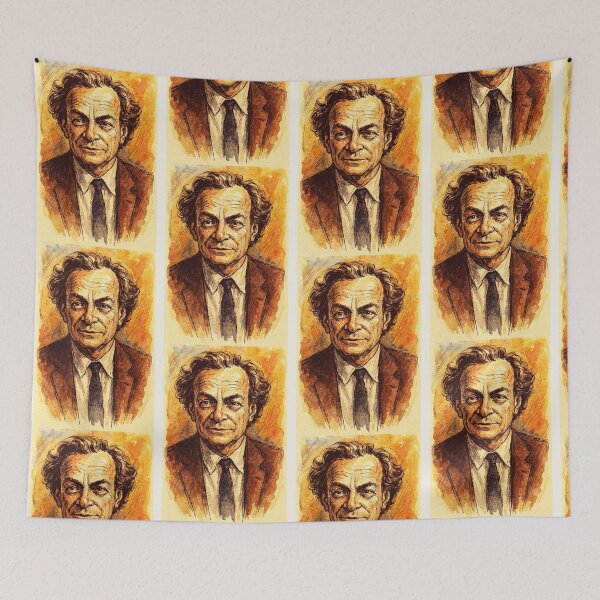 Item preview, Richard Feynman designed and sold by Sarcastic designs.