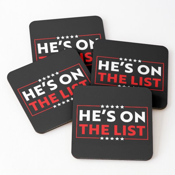 Item preview, He's on the List Anti-Trump - FDT designed and sold by PixVib.