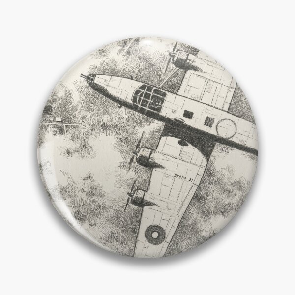 Item preview, Bomber over crop field designed and sold by SerkoINK.